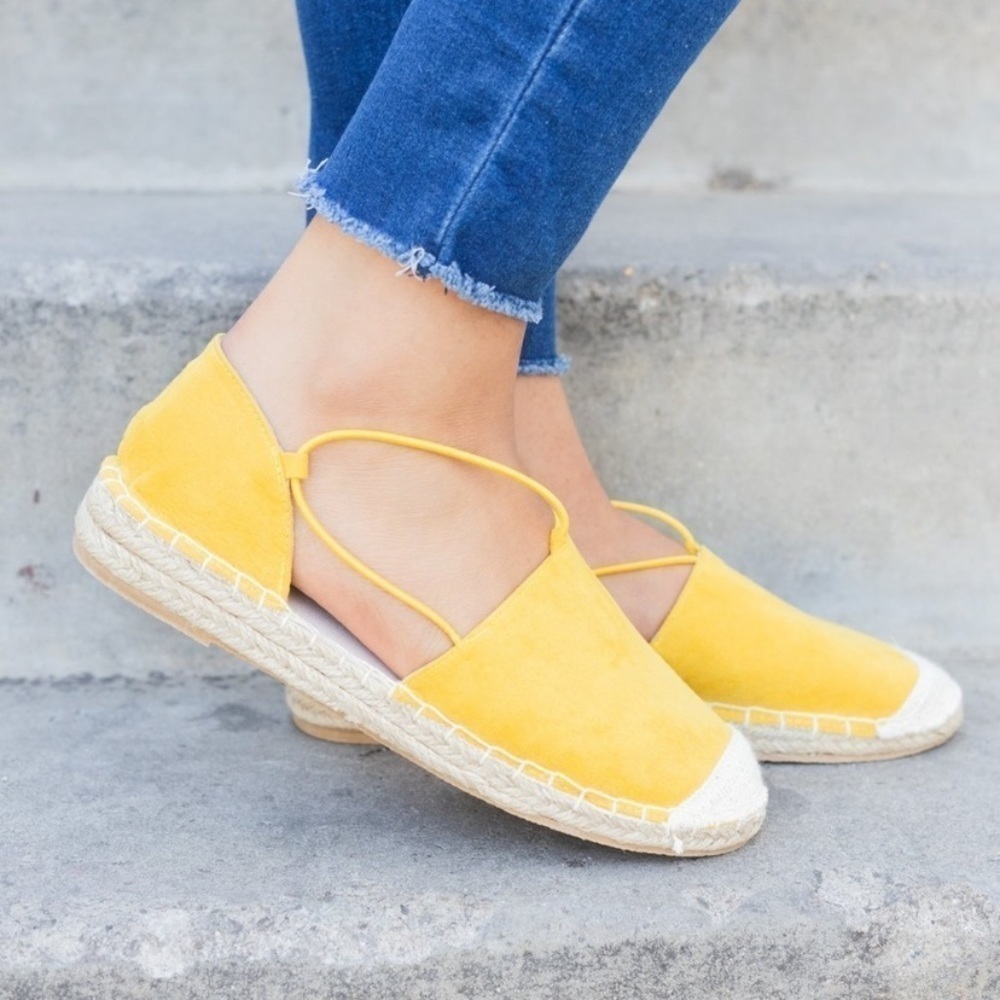 ELMORE Espadrilles In Banana